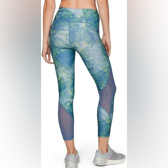 NWOT Under Armour HeatGear All Over Print Ankle Leggings - Picture 2 of 6